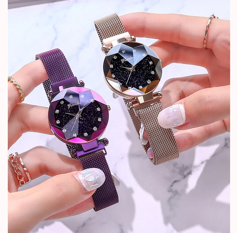 Stylish Starry Sky Star Magnetic Watches For Lady Diamond Women Magnet Watches Female
Stylish Starry Sky Star Magnetic Watches For Lady Diamond Women Magnet Watches Female