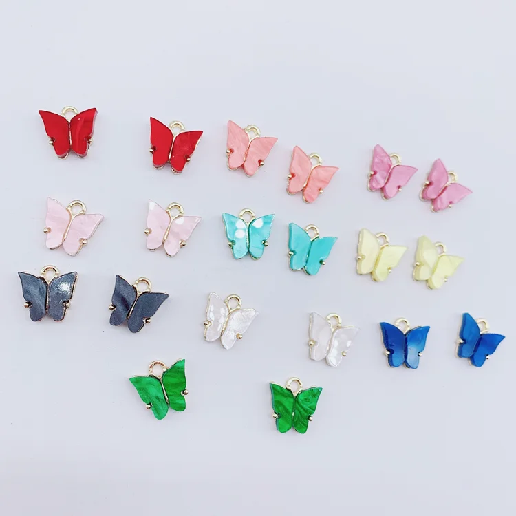 SP Hot selling cute pendant charms jewelry making shinning acrylic butterfly charm pendant
SP Hot selling cute pendant charms jewelry making shinning acrylic butterfly charm pendant