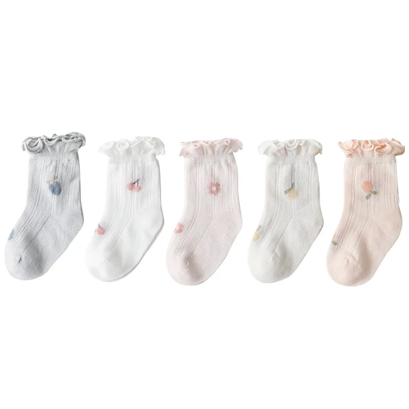 Sweet Newborn Baby Socks Summer Cotton Mesh Stockings for Kids Stringy Selvedge Baby Girls' Socks 
Sweet Newborn Baby Socks Summer Cotton Mesh Stockings for Kids Stringy Selvedge Baby Girls' Socks