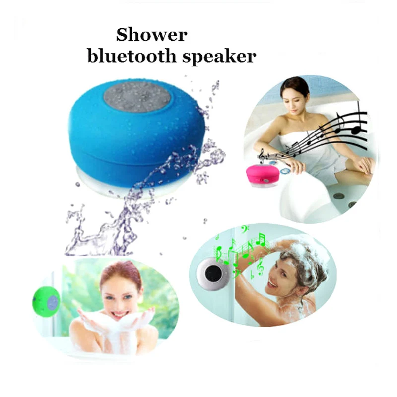 portable speaker IPX4 waterproof sucker shower mini speaker mobile phone wireless alexa speaker for huawei p30 pro smartphone - ANKUX.COM
