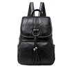 New design waterproof sheepskin leather school backpack bag