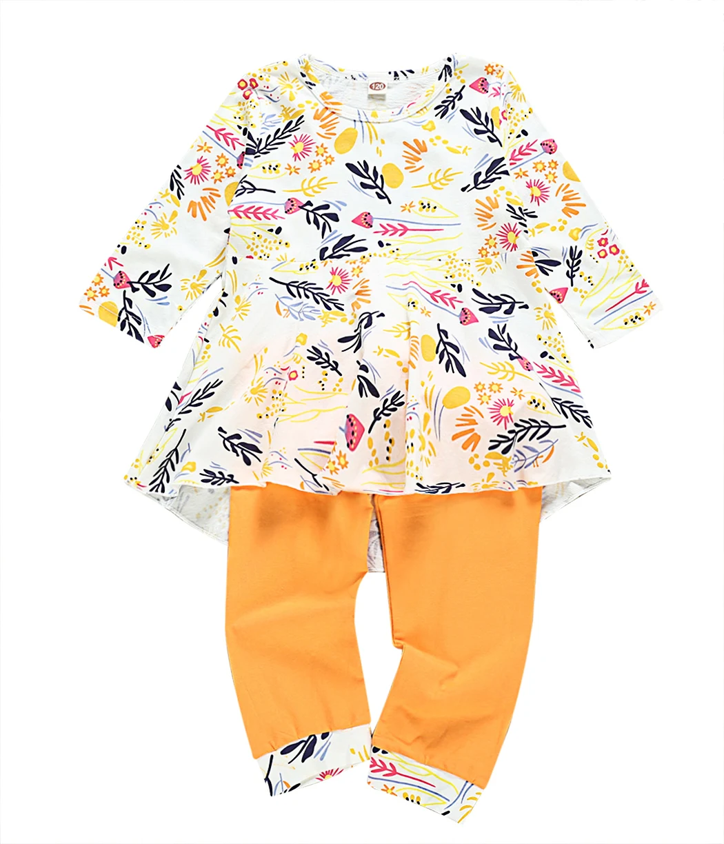 2020 New Autumn Girls' Clothing Set Round Neck Long Sleeve Printed Suit Cotton Baby Clothes
2020 New Autumn Girls' Clothing Set Round Neck Long Sleeve Printed Suit Cotton Baby Clothes