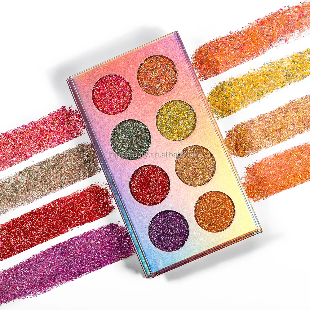 Private label beauty cosmetics makeup 8 color glitter eyeshadow glow in dark bright neon sparkly colorful eyeshadow palette, 8 colors
Private label beauty cosmetics makeup 8 color glitter eyeshadow glow in dark bright neon sparkly colorful eyeshadow palette, 8 colors