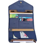 Hot-sales colorful multi-function PU passport wallet for traveller with zipper pocket