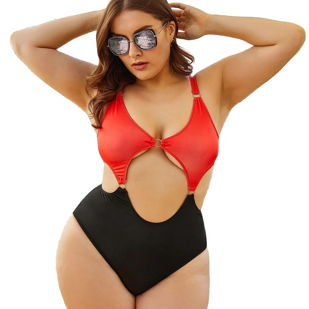 2021 2XL- 5XL Sling Hollow Hot Sexy Bikini One-Piece Swimwear Plus Size Women Swimsuit For Fat Girl, As the picture
2021 2XL- 5XL Sling Hollow Hot Sexy Bikini One-Piece Swimwear Plus Size Women Swimsuit For Fat Girl, As the picture