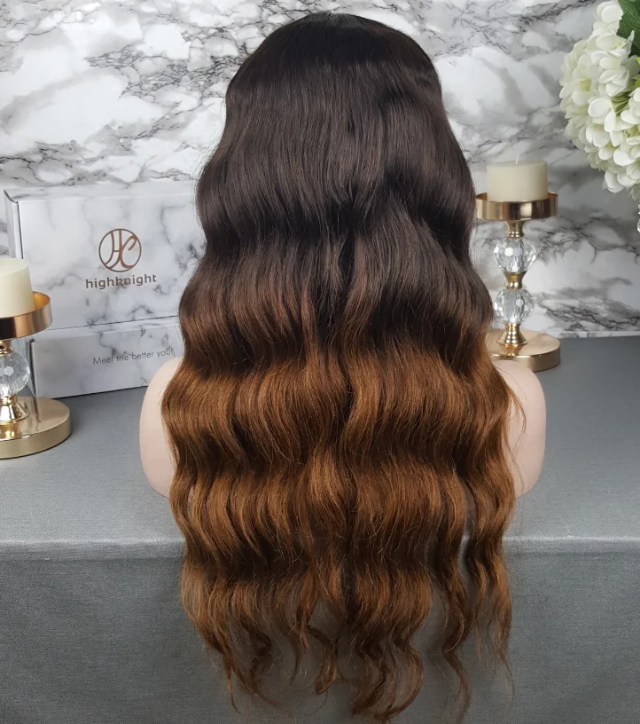 Highknight Thick Human Hair 13x4 Lace Front Wig Color Brown Ombre Brazilian Hair Remy Hair Wig Custom Wig
Highknight Thick Human Hair 13x4 Lace Front Wig Color Brown Ombre Brazilian Hair Remy Hair Wig Custom Wig