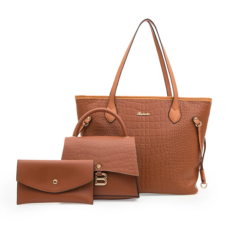 Wholesale women tote bags PU leather handbag set 3 in 1 high quality handbags with purses for ladies, 32*18*29cm(handbag)
Wholesale women tote bags PU leather handbag set 3 in 1 high quality handbags with purses for ladies, 32*18*29cm(handbag)