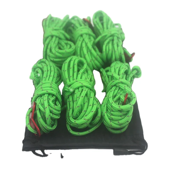 Camping Tent Rope Set, 4mm Reflective Rope, with Camping Wind Rope Buckle Bag.
Camping Tent Rope Set, 4mm Reflective Rope, with Camping Wind Rope Buckle Bag.