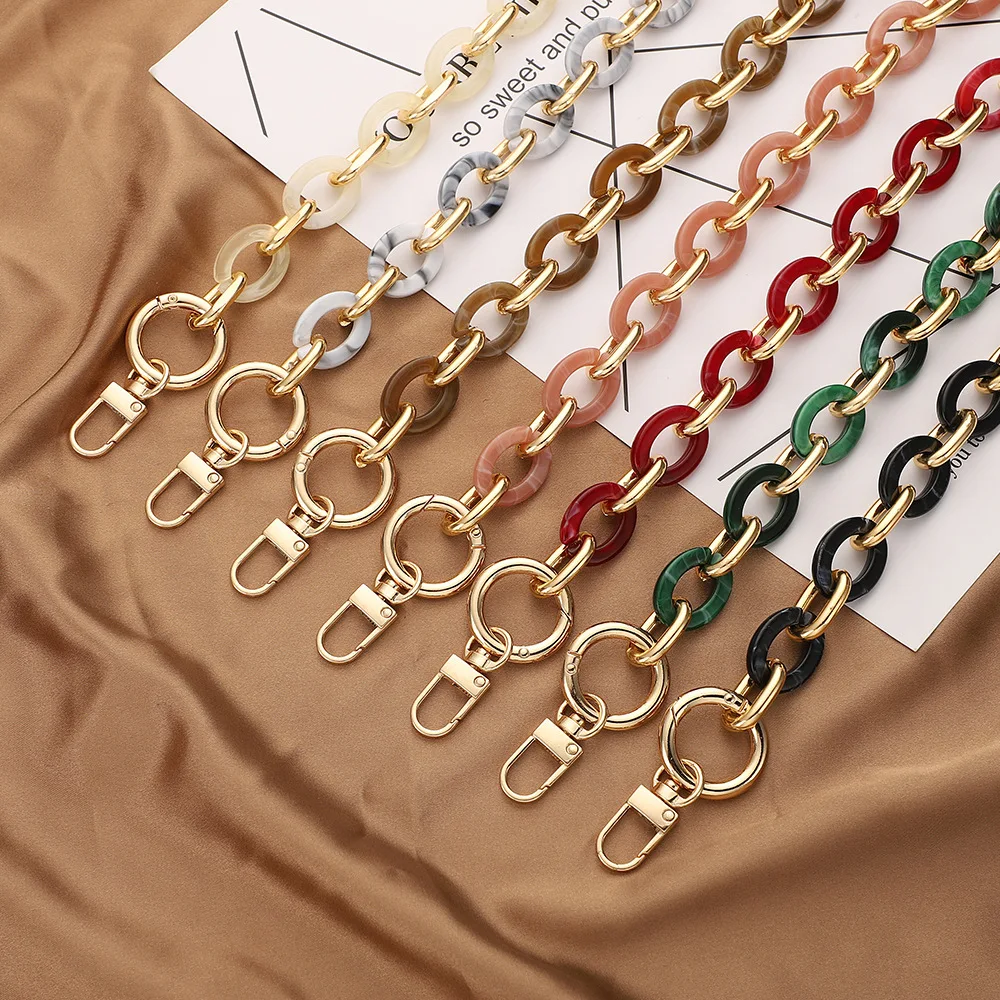 Fashion Design Wholesale Flat Bag Shoulder Acrylic Chain Strap Purse Plastic Chain for Handbag, Customized
Fashion Design Wholesale Flat Bag Shoulder Acrylic Chain Strap Purse Plastic Chain for Handbag, Customized