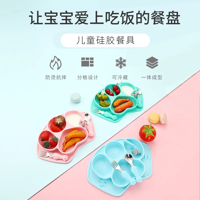Amazon Hot Sale BPA free children's tableware supplies Silicone Kid Plate Baby Feeding Dinner Plate With Suction Cup, Green, red, purple, blue
Amazon Hot Sale BPA free children's tableware supplies Silicone Kid Plate Baby Feeding Dinner Plate With Suction Cup, Green, red, purple, blue