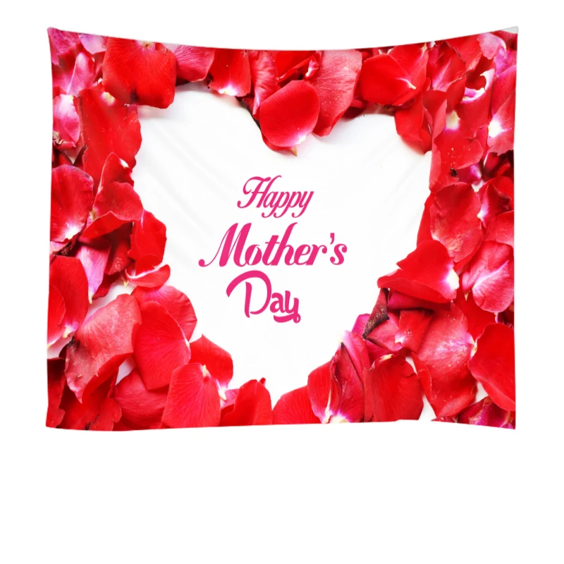 Carnation Petals Happy Mother's Day Tapestry Holiday Party Decoration Custom Tapestry Wall Hanging, Customized color
Carnation Petals Happy Mother's Day Tapestry Holiday Party Decoration Custom Tapestry Wall Hanging, Customized color