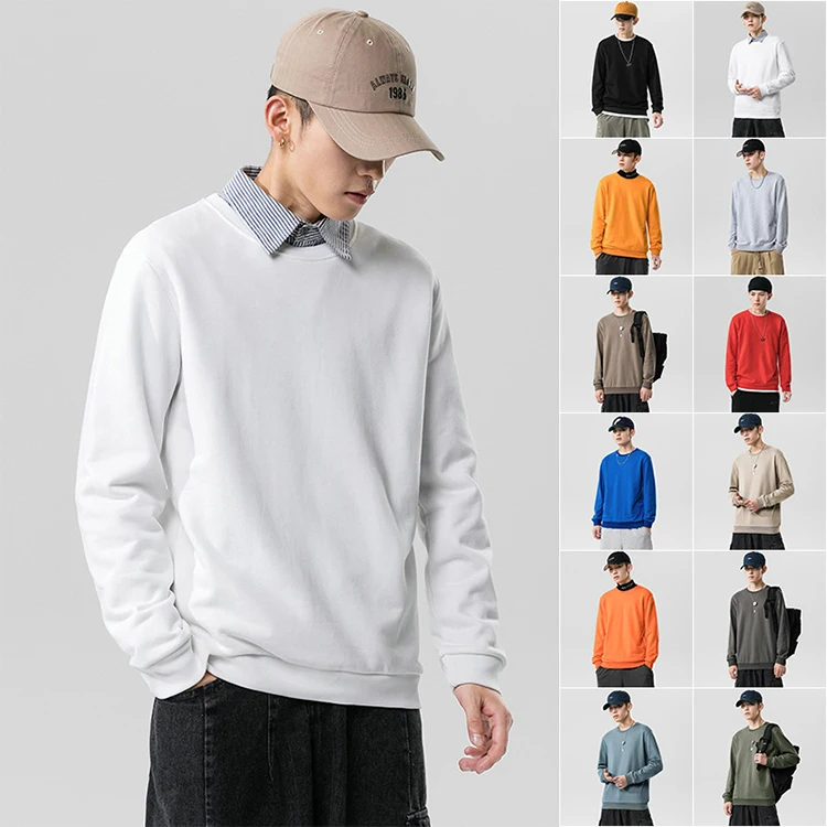 HD38 High Quality Classic Mens Solid Color Pullover Casual Men Custom Sweatshirt Crew Neck
HD38 High Quality Classic Mens Solid Color Pullover Casual Men Custom Sweatshirt Crew Neck
