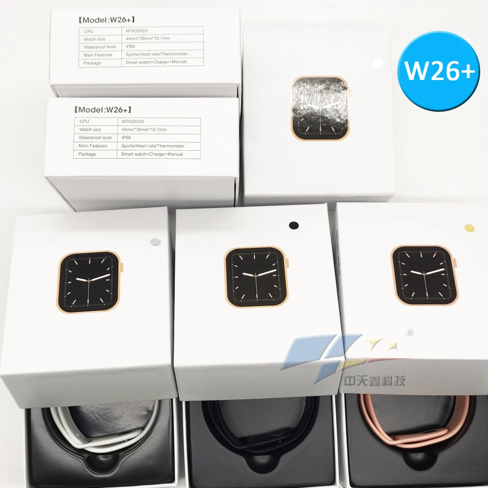 Smart Watch Band W26+ Sport Watch Smart Bracelet PK T500 2020 new W26+ w26 plus Smart Watch 1.75 Full Screen Touch Control, White/black
Smart Watch Band W26+ Sport Watch Smart Bracelet PK T500 2020 new W26+ w26 plus Smart Watch 1.75 Full Screen Touch Control, White/black
