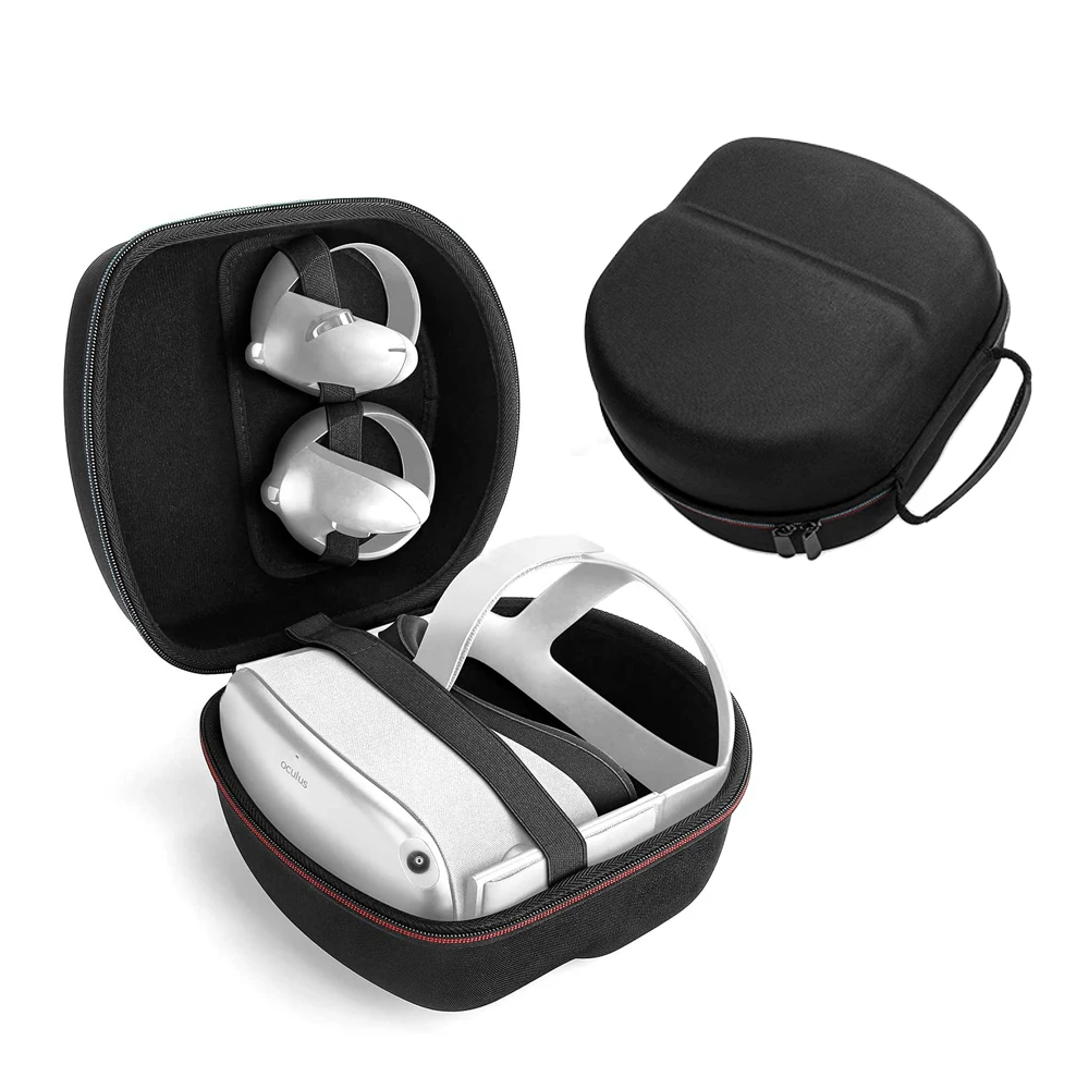 Fumao Travel Carrying Case For Oculus Quest 2 VR Headset Case with storage compartment for two touch controllers,charging cable, Black,gray or custom
Fumao Travel Carrying Case For Oculus Quest 2 VR Headset Case with storage compartment for two touch controllers,charging cable, Black,gray or custom