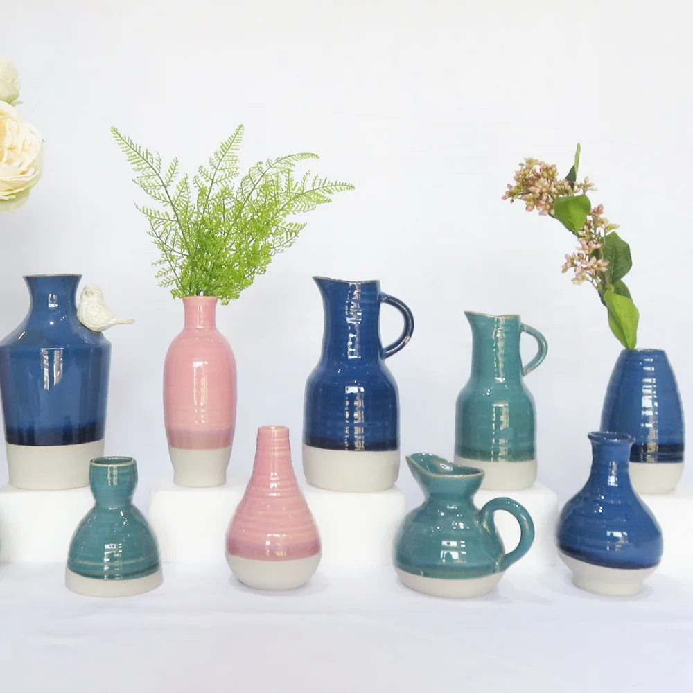 Nordic Minimalist White Black Matte Handmade Ceramic Vase Japanese Zen Stoneware Floral Flower Arrangement Decoration Ornaments, Customized
Nordic Minimalist White Black Matte Handmade Ceramic Vase Japanese Zen Stoneware Floral Flower Arrangement Decoration Ornaments, Customized