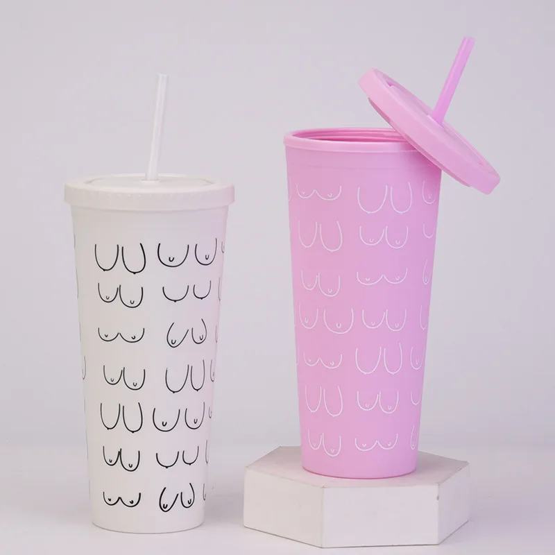 Custom Personality Simple Strokes Double Walled Thickened Plastic Straw Cup Tumbler, Customized color
Custom Personality Simple Strokes Double Walled Thickened Plastic Straw Cup Tumbler, Customized color