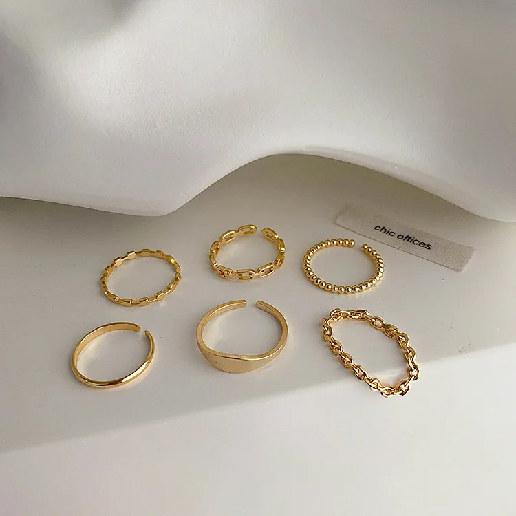 2021 New Arrival Jewelry 18k Real Gold Filled Link Chain Ring Multi Style Options Gold Beads Open Ring For Womens Jewelry
2021 New Arrival Jewelry 18k Real Gold Filled Link Chain Ring Multi Style Options Gold Beads Open Ring For Womens Jewelry