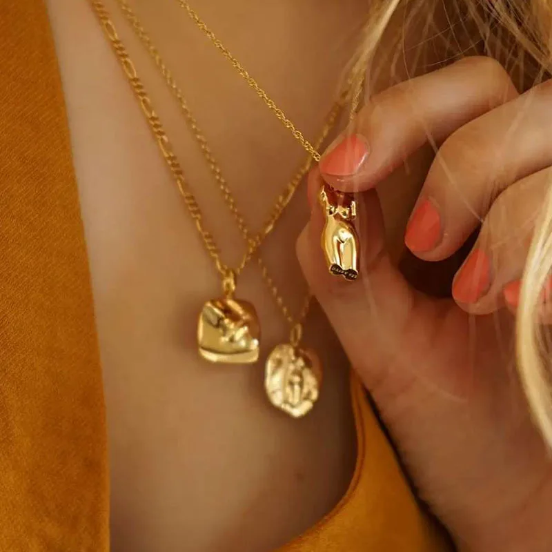 New Arrival Minimalist Gold Plated Jewelry Necklace Fashion Women Body Pendant Necklace For Women
New Arrival Minimalist Gold Plated Jewelry Necklace Fashion Women Body Pendant Necklace For Women