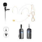 Best Quality Hidden Earhook Microphone Fifine 2.4G Wireless Lavalier Micrfonos Microphone For Singing And Speaking
