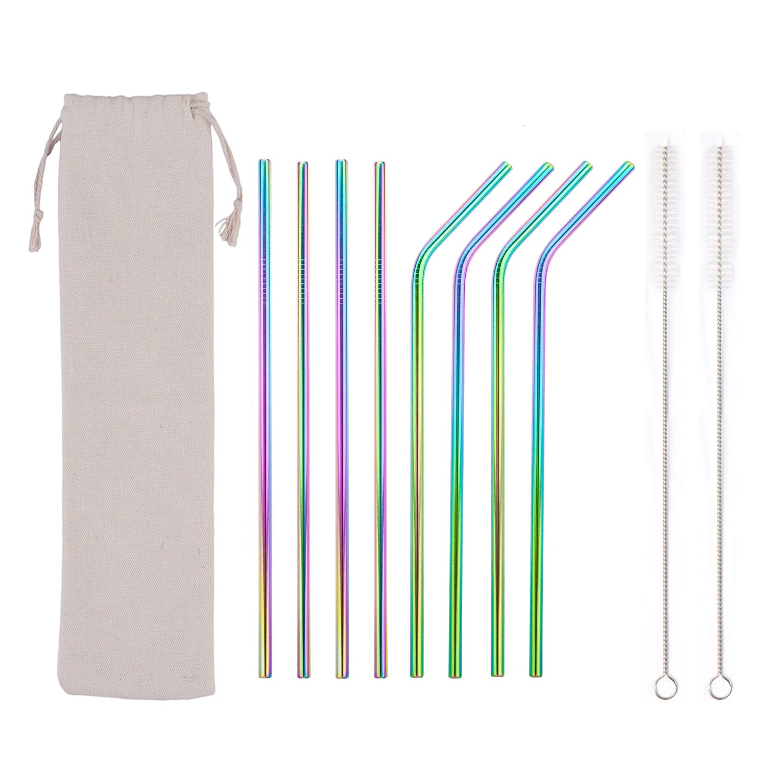 reusable gold colorful silver Bent and Straight Stainless Steel metal drinking straw 8 pcs/ set, Silver/blue/violet/blue/red/rose golden/black
reusable gold colorful silver Bent and Straight Stainless Steel metal drinking straw 8 pcs/ set, Silver/blue/violet/blue/red/rose golden/black