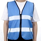 Kids Adjustable Safety Security Visibility Reflective Vest Gear Stripes Jacket
