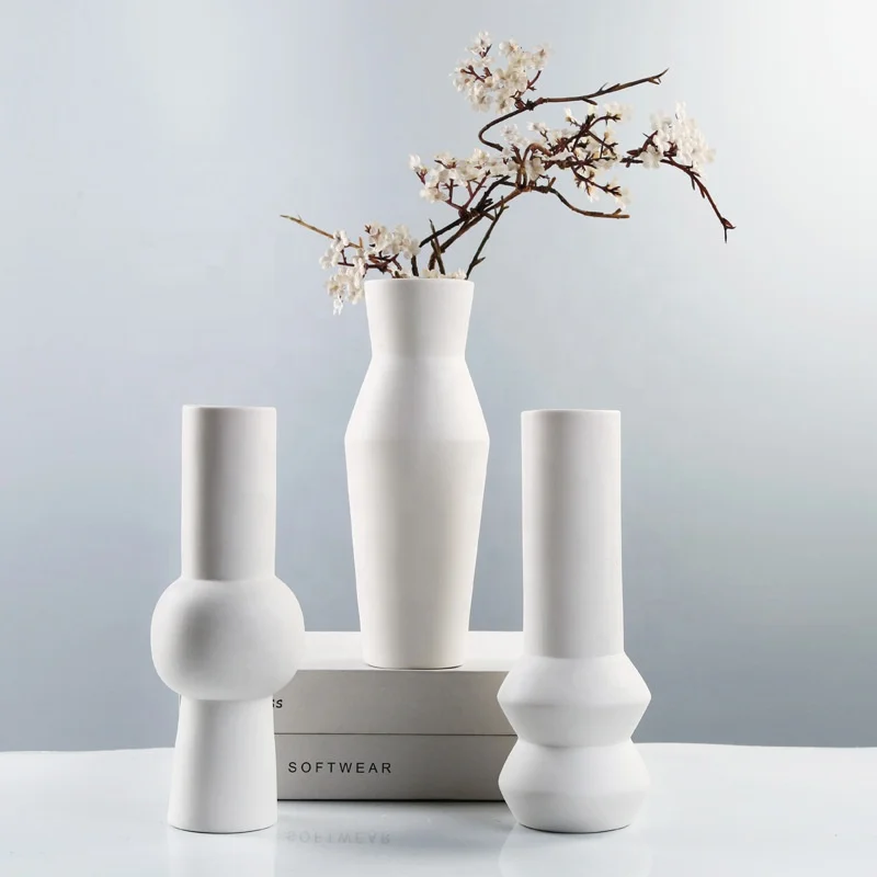 Nordic Pure Color Geometric Table Decorative Ceramic Modern Flower Vase For Home Decor
Nordic Pure Color Geometric Table Decorative Ceramic Modern Flower Vase For Home Decor