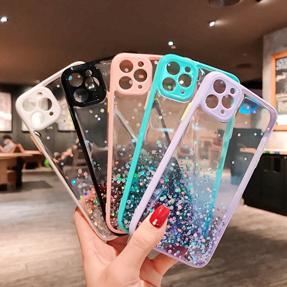 Wholesale Fashion Design Beautiful Drop Glue Bling Glitter Cute Protection TPU Cell Phone Case for iphone 8 x xs 11 12 pro max
Wholesale Fashion Design Beautiful Drop Glue Bling Glitter Cute Protection TPU Cell Phone Case for iphone 8 x xs 11 12 pro max