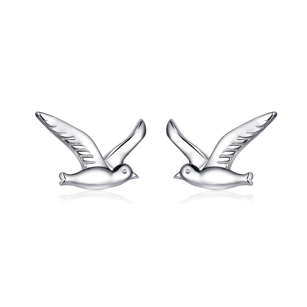 BAMOER Genuine 925 Sterling Silver Free Flying Seagull Stud Earrings for Girl Hypoallergenic Party Jewelry Summer BSE408
BAMOER Genuine 925 Sterling Silver Free Flying Seagull Stud Earrings for Girl Hypoallergenic Party Jewelry Summer BSE408