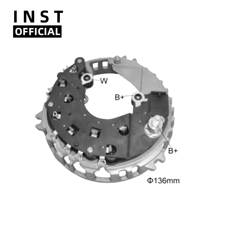 Alternator Generators Rectifier Bridge Applicable For 12221000 / FD6011DW 31-218-1 31-217 233207 RF-133
Alternator Generators Rectifier Bridge Applicable For 12221000 / FD6011DW 31-218-1 31-217 233207 RF-133