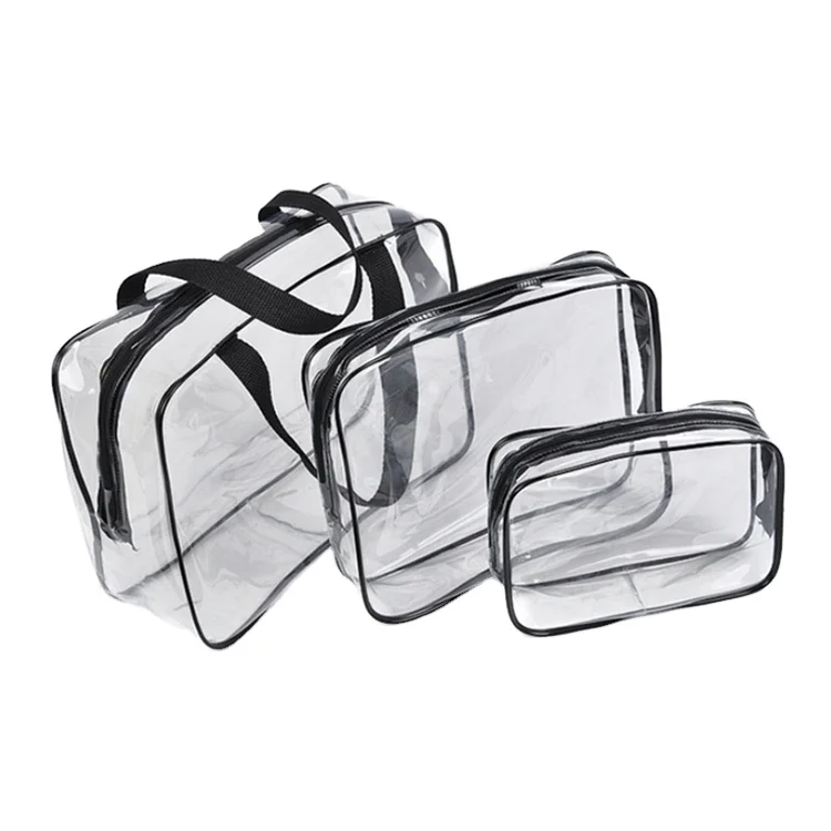 Wholesale Waterproof Transparent Travel Makeup Artist Zipper Cosmetic Pvc Bag, Black
Wholesale Waterproof Transparent Travel Makeup Artist Zipper Cosmetic Pvc Bag, Black