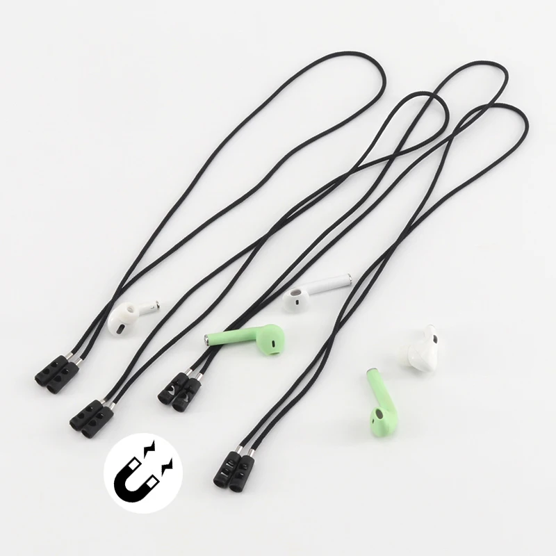 Trendy Anti Lost Magnetic Wireless Headphones Chain Black Nylon Rope Earphones Strap Geometric Earbuds Earpods Holder Necklace
Trendy Anti Lost Magnetic Wireless Headphones Chain Black Nylon Rope Earphones Strap Geometric Earbuds Earpods Holder Necklace
