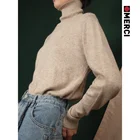 women fashion autumn winter Turtleneck Long sleeve wool sweater