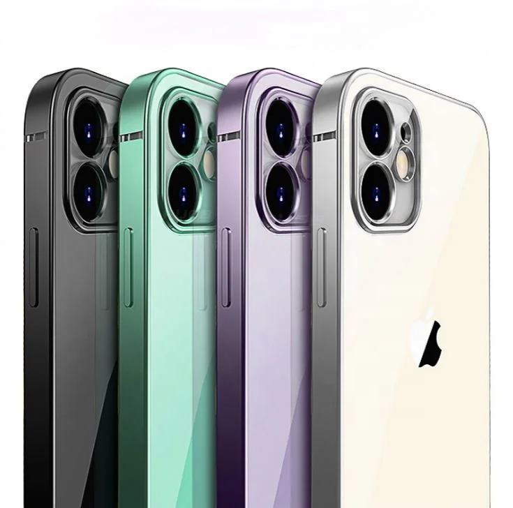 For Iphone 12 Mini Clear Case, Slim Fit Protective Tpu Pc Electroplate Phone Case 6.1, 6 colors
For Iphone 12 Mini Clear Case, Slim Fit Protective Tpu Pc Electroplate Phone Case 6.1, 6 colors