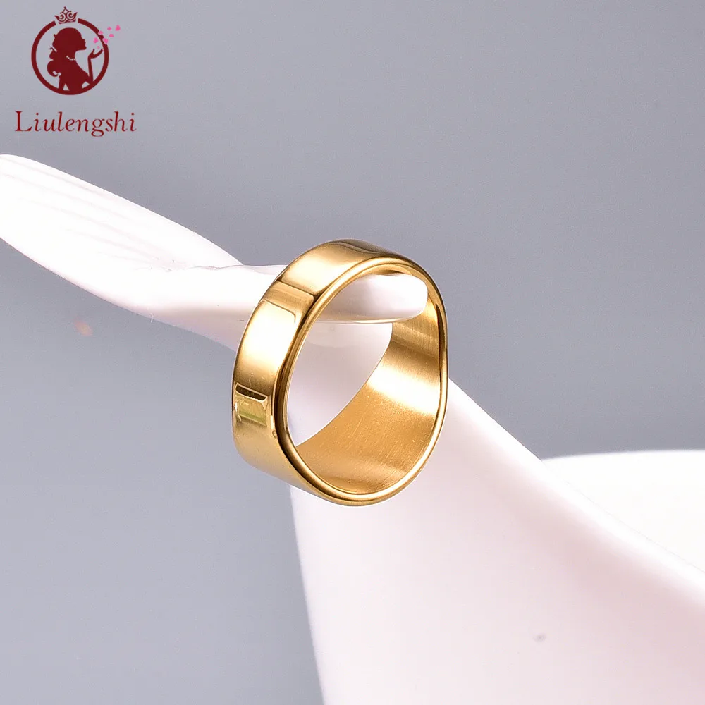 New Trend Fashion Gold Ring Women's 18K Gold Plated Stainless Steel Irregular Round Rings
New Trend Fashion Gold Ring Women's 18K Gold Plated Stainless Steel Irregular Round Rings