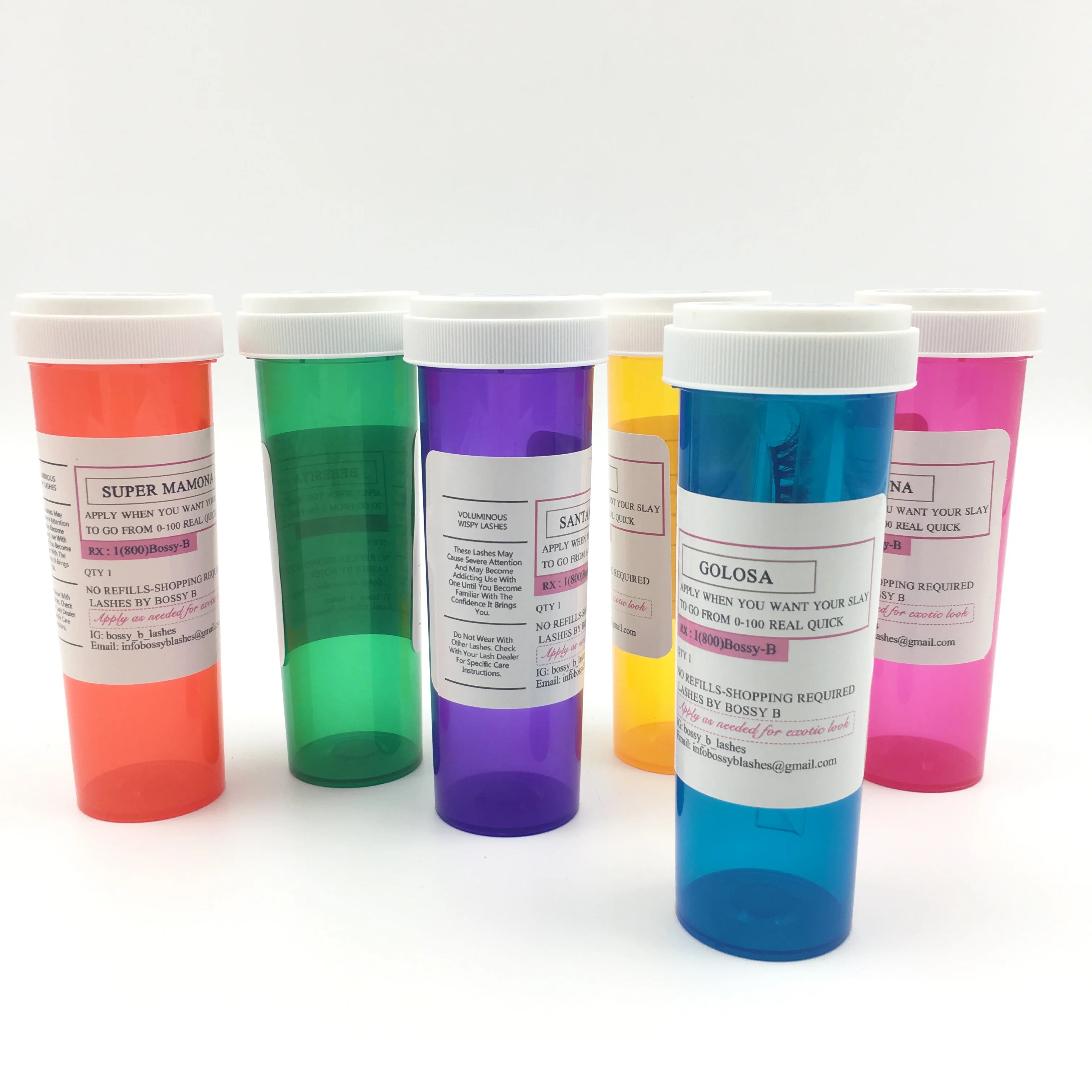 Charme Beauty new product custom eyelash box Pill bottle lash pharmacy, Various colors 
Charme Beauty new product custom eyelash box Pill bottle lash pharmacy, Various colors