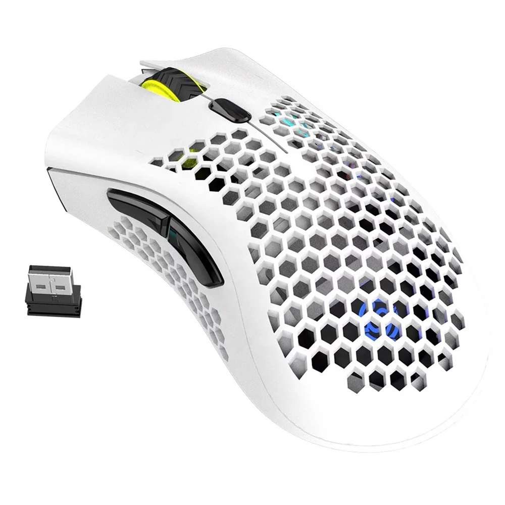 2021 Cheapest Best Wholesale Colorful With HoneyComb Hole RGB Backlit Wireless Gamer Mouse Adjustable USB Rechargeable, Black white green pink
2021 Cheapest Best Wholesale Colorful With HoneyComb Hole RGB Backlit Wireless Gamer Mouse Adjustable USB Rechargeable, Black white green pink