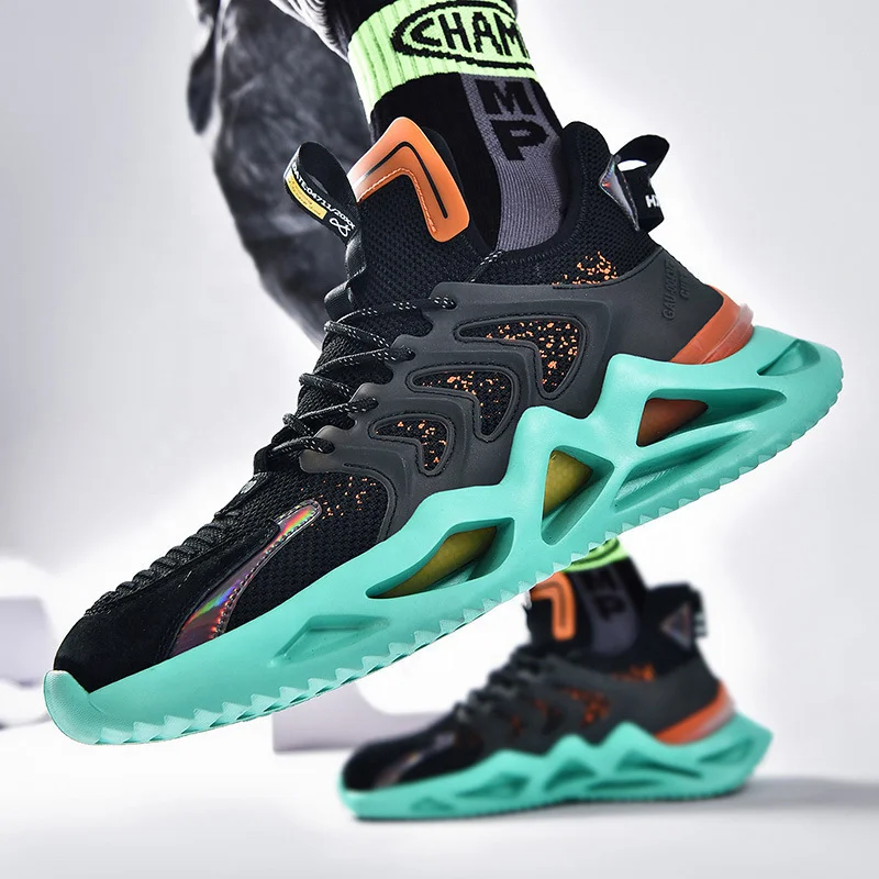 New Stylish Men Shoes Comfortable Air-cushion Sole Sports Shoes Sneakers Wholesale Breathable Running Sports Shoes for Men Boys, Black/ white/ grey
New Stylish Men Shoes Comfortable Air-cushion Sole Sports Shoes Sneakers Wholesale Breathable Running Sports Shoes for Men Boys, Black/ white/ grey