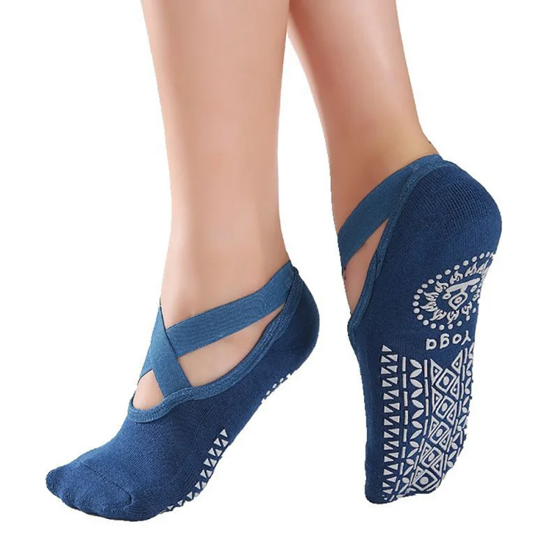 1 Pair of Ladies Anti Slip Cotton Yoga Bandage Sports Girls Ballet Dance Socks For 35-39 yards
1 Pair of Ladies Anti Slip Cotton Yoga Bandage Sports Girls Ballet Dance Socks For 35-39 yards