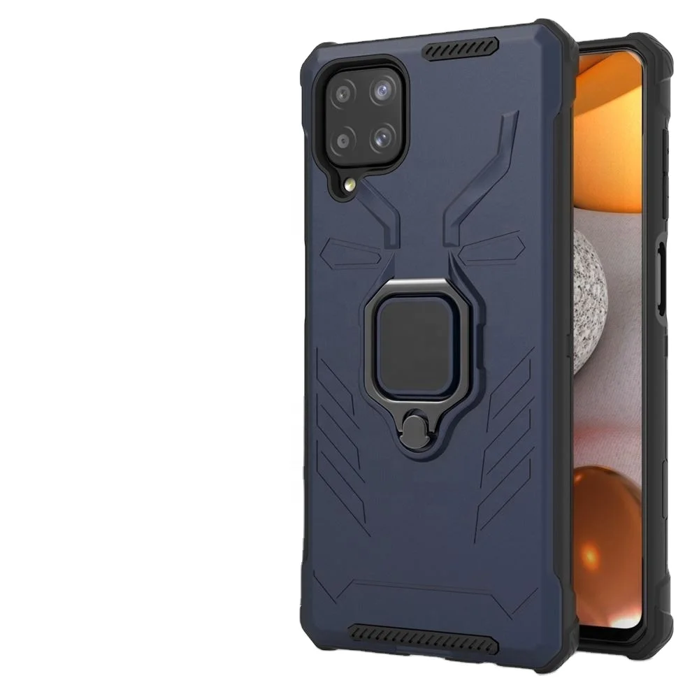 YeXiang Shockproof Bumper Design Iron Ring Holder Cell Phone Cover Case for Samsung A32 A52 A72 A12
YeXiang Shockproof Bumper Design Iron Ring Holder Cell Phone Cover Case for Samsung A32 A52 A72 A12