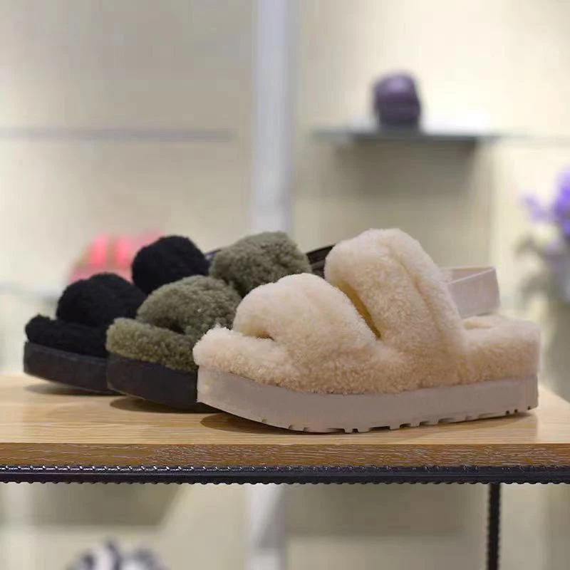 Wholesale Designer Factory Custom New Arrival Double Strap Women's Slippers Warm Pure Wool Soft Fashion Sandals for Ladies, Grey, creamy-white, black
Wholesale Designer Factory Custom New Arrival Double Strap Women's Slippers Warm Pure Wool Soft Fashion Sandals for Ladies, Grey, creamy-white, black