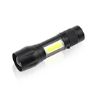 Rechargeable Torch Donlyn Outdoor Rechargeable Cob Led Mini Zoom Tactical Torch Flashlight With Pen Clip