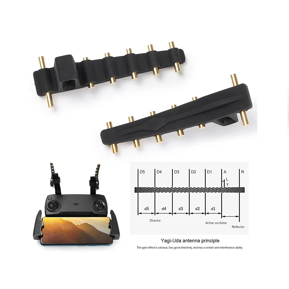 Remote Controller Signal Booster Yagi-Uda Antenna Range Extender Amplifier for DJI Phantom 3 series/4 series signal amplifier, Black / gray
Remote Controller Signal Booster Yagi-Uda Antenna Range Extender Amplifier for DJI Phantom 3 series/4 series signal amplifier, Black / gray