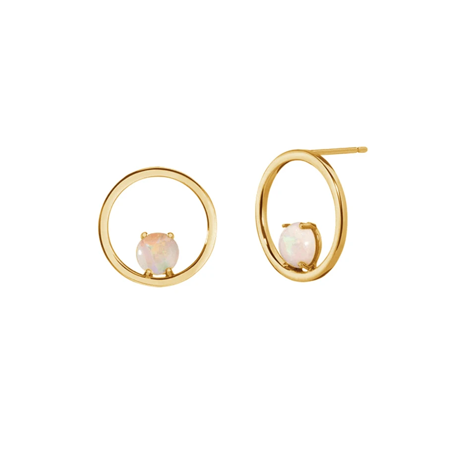 Luxury Jewelry For Women 925 Sterling Silver 14k Gold Plated Simple Opal Hoop Earrings
Luxury Jewelry For Women 925 Sterling Silver 14k Gold Plated Simple Opal Hoop Earrings