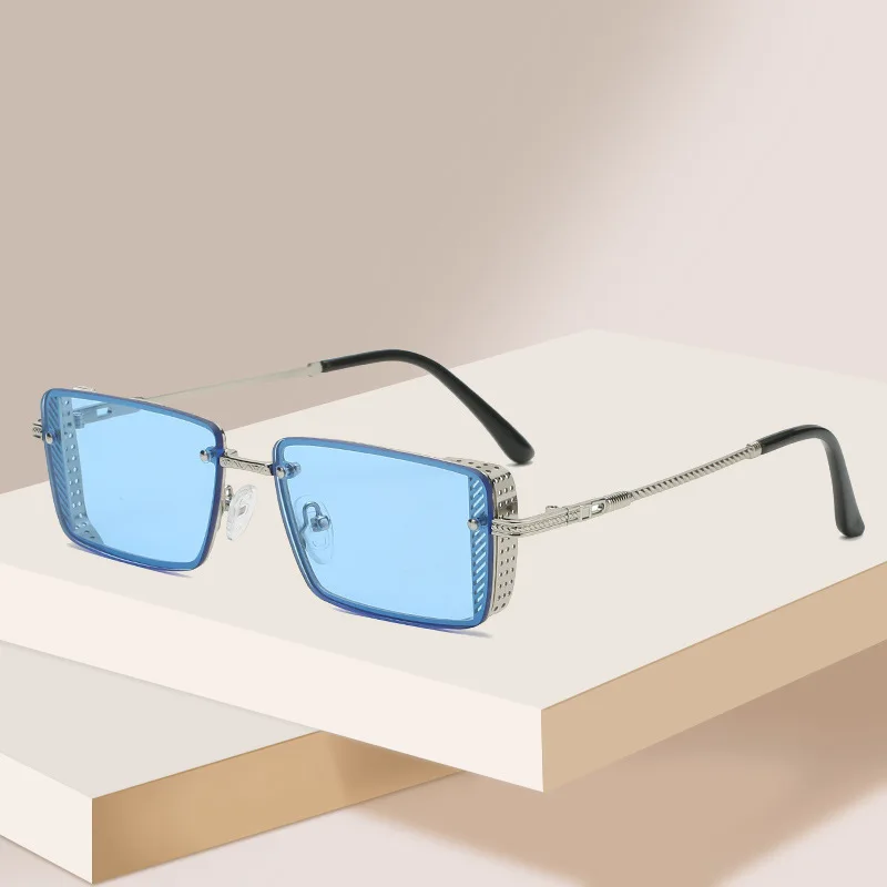 Trendy Fashion Metal Small Frame Glasses Modern Men's and Women's Sunglasses Cross-border Anchor Personality Street Shooting Sun
Trendy Fashion Metal Small Frame Glasses Modern Men's and Women's Sunglasses Cross-border Anchor Personality Street Shooting Sun