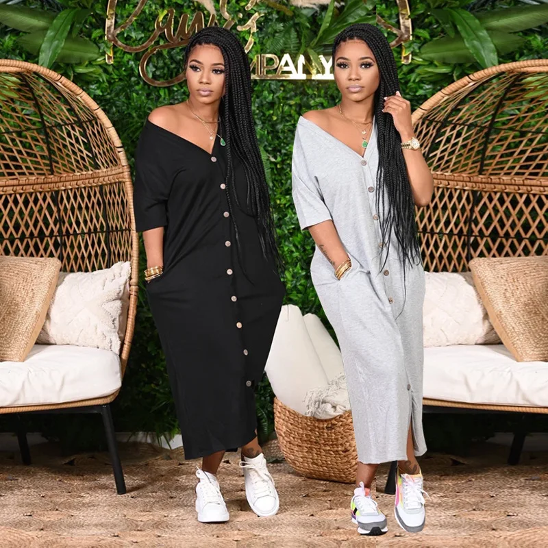 WW-0994 Women's Casual Dress Aleeve Deep V Pure Color In The One Pace Ladies Clothes Summer Long Bodycon Dress Casual, Customized color
WW-0994 Women's Casual Dress Aleeve Deep V Pure Color In The One Pace Ladies Clothes Summer Long Bodycon Dress Casual, Customized color