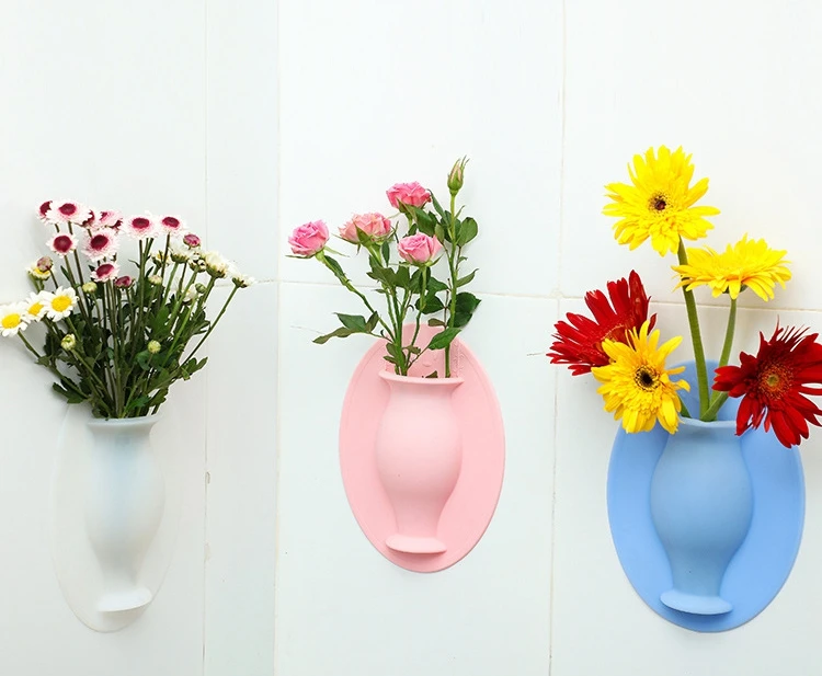 Removable Self-Adhesive Wall Sticker Flower Magic Clear Silicone Vase, White/clear/pink/blue
Removable Self-Adhesive Wall Sticker Flower Magic Clear Silicone Vase, White/clear/pink/blue