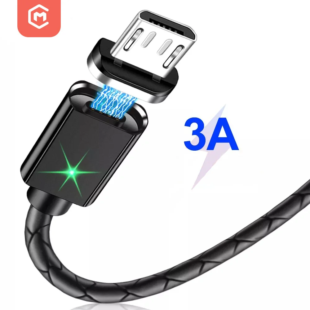 MONFONK 3A USB Charging Cable Power Cables Magnetic Data Cable Fast Charging for iPhone Micro Type C, Black/white/red
MONFONK 3A USB Charging Cable Power Cables Magnetic Data Cable Fast Charging for iPhone Micro Type C, Black/white/red