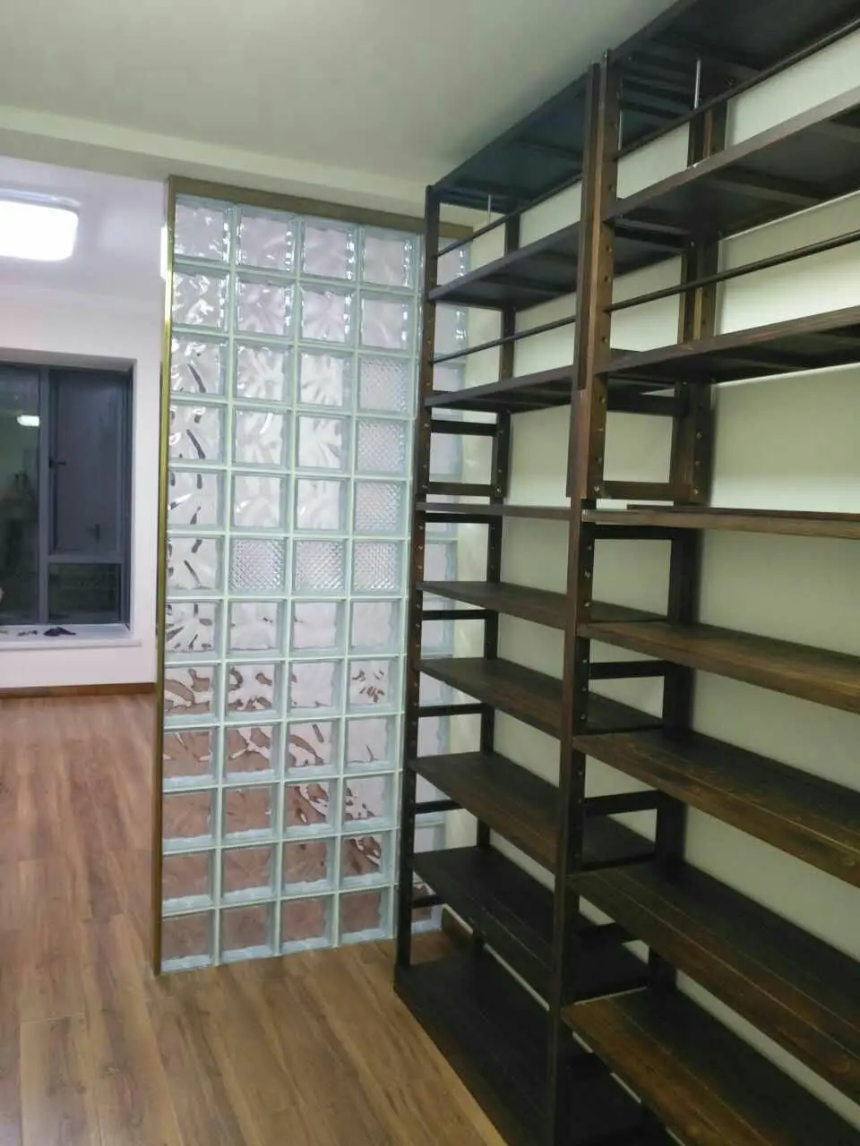 low price 190*190*80mm clear glass block with different size