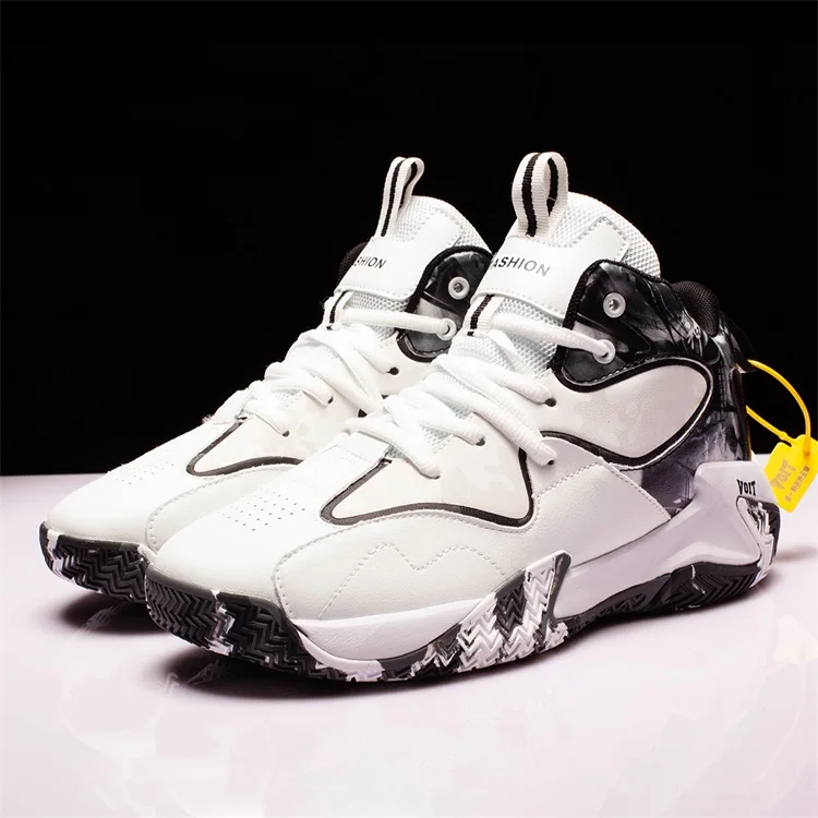 High Quality High-Top Male Shoes Brand Man Basketball Sport Shoe Fashion Sneakers for Men, Black/grey,white/black, black/green
High Quality High-Top Male Shoes Brand Man Basketball Sport Shoe Fashion Sneakers for Men, Black/grey,white/black, black/green