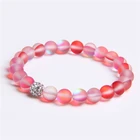 Jewelry Moonstone Stone Beaded Bracelet Charm Bracelet Handmade Wristband Gifts Jewelry